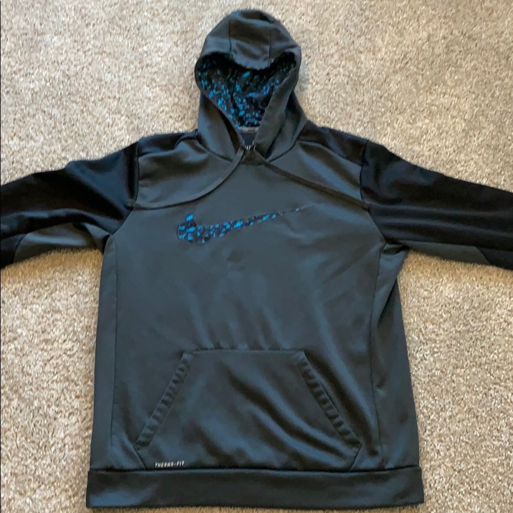 Nike Therma-Fit Sweatshirt (Grey / Camo Check)